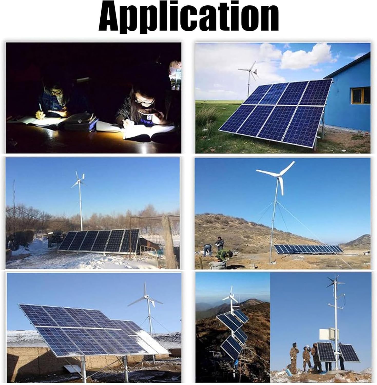 5000W Wind Solar Mixed Charge Controller, Mppt, 12V24V48V, LCD Energy for Wind, Solar Panel, Wind Solar Replenishment System 48V