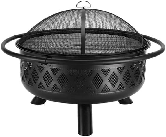 Outdoor Fireplaces Iron Fire Pit for Outdoor Heater Barbecue Charcoal Brazier Creative Camping Braziers Fire Pits
