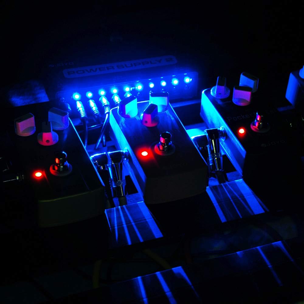 JOYO R-15 Dual Channel Preamp Cabinet Simulation Effect Pedal Bundle with JP-02 DC 9V 18V Power Supply