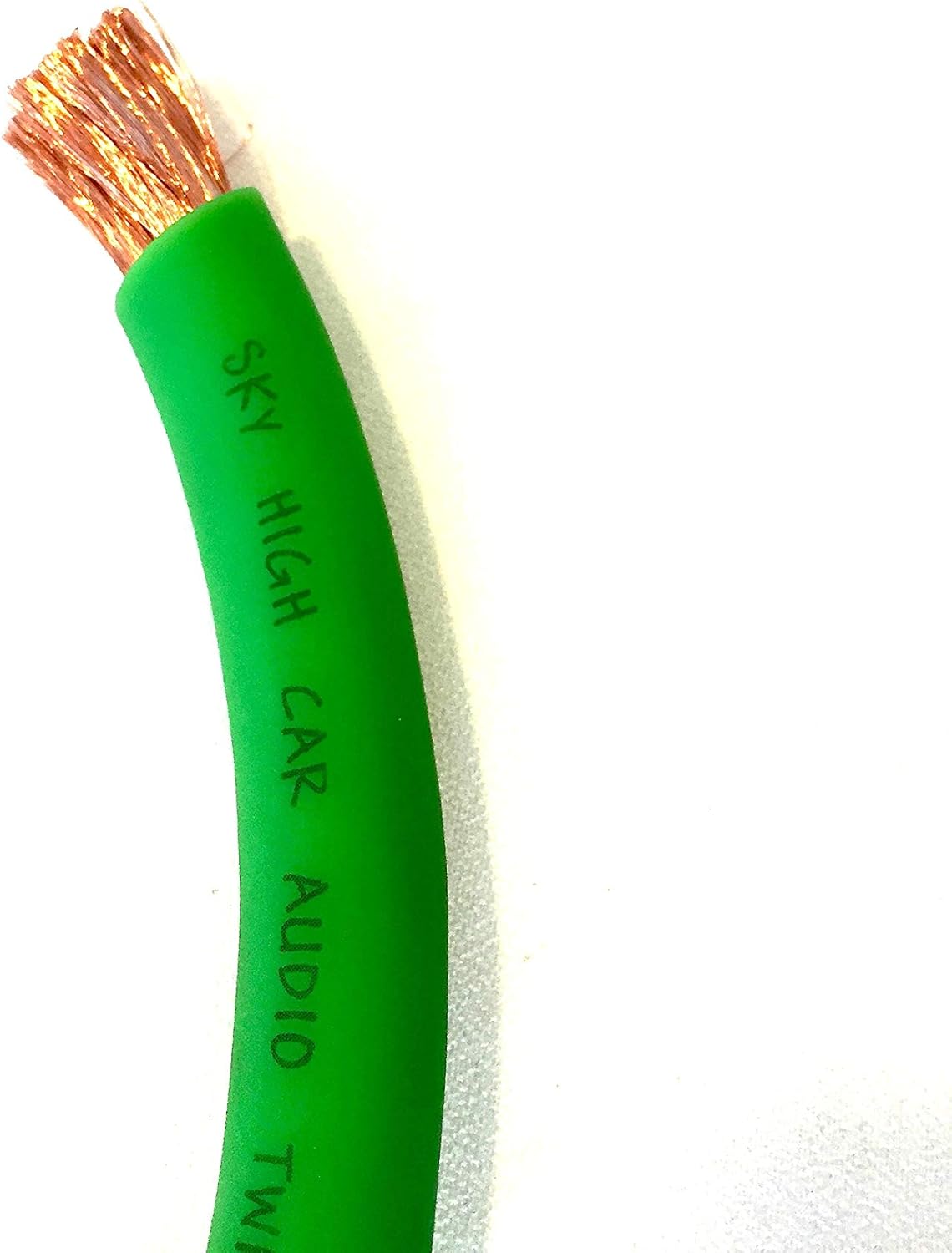 50 ' ft CCA 2/0 Gauge AWG Green Power Ground Wire W/Spool Sky High GA ft