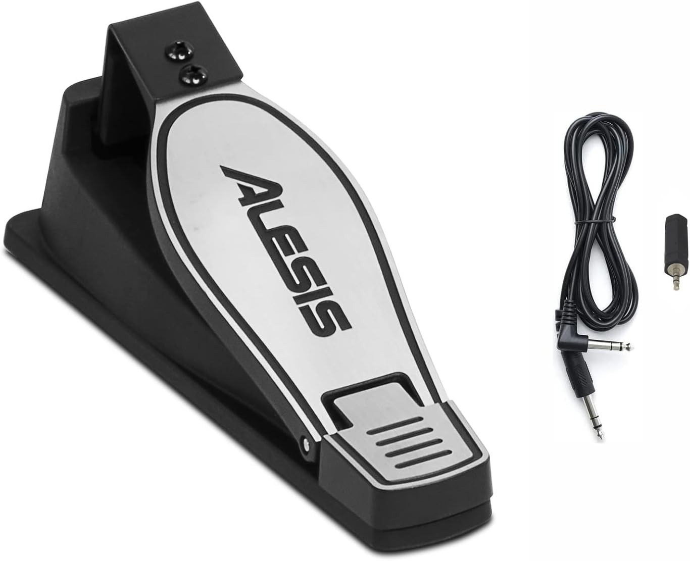 Alesis DMHat V2 Hi-Hat E-Drum Pedal and Silverline Audio 10ft Connection Cable/Adapter Bundle