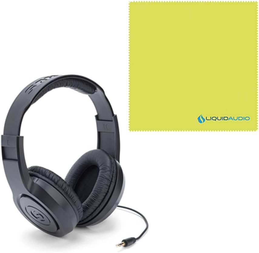 Roland TR-6S Rhythm Performer Bundle w/Samson SR350 Over-Ear Stereo Headphones and Liquid Audio Polishing Cloth