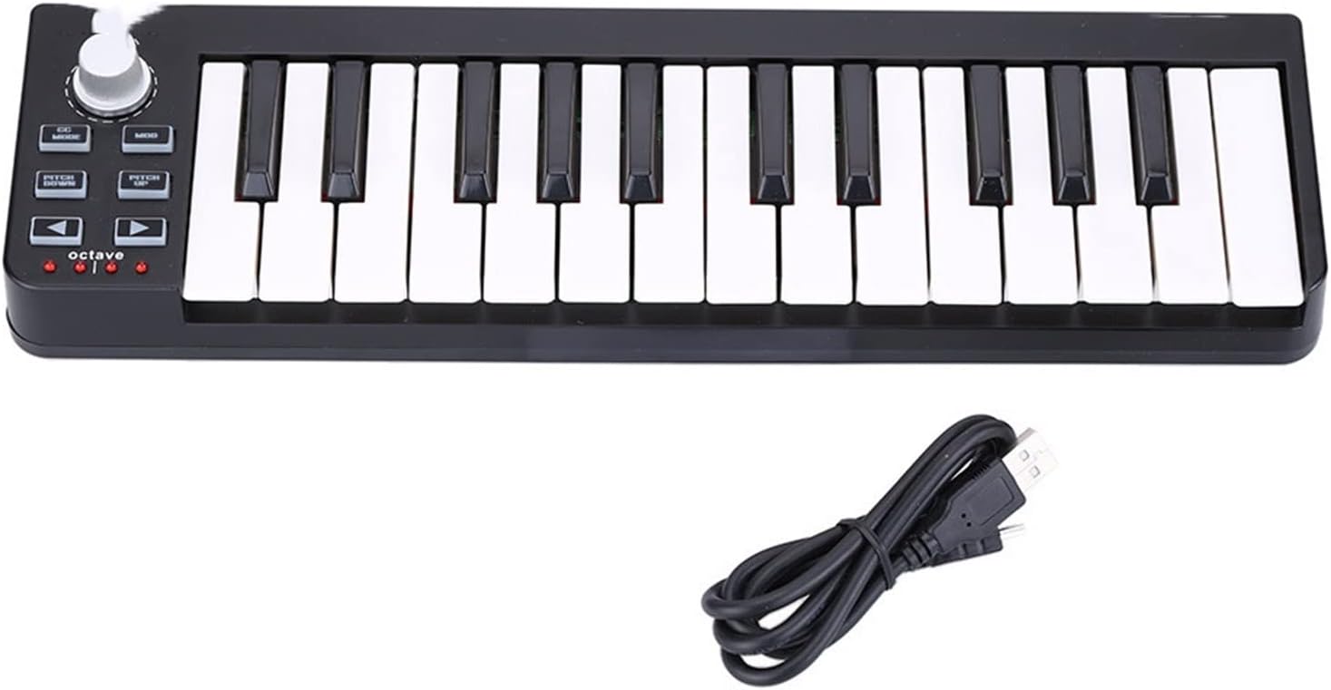 Keyboard Piano 25 Portable Keyboard Mini 25-Key USB MIDI Controller MIDI Keyboard Musical Instruments MIDI Keyboard Controller