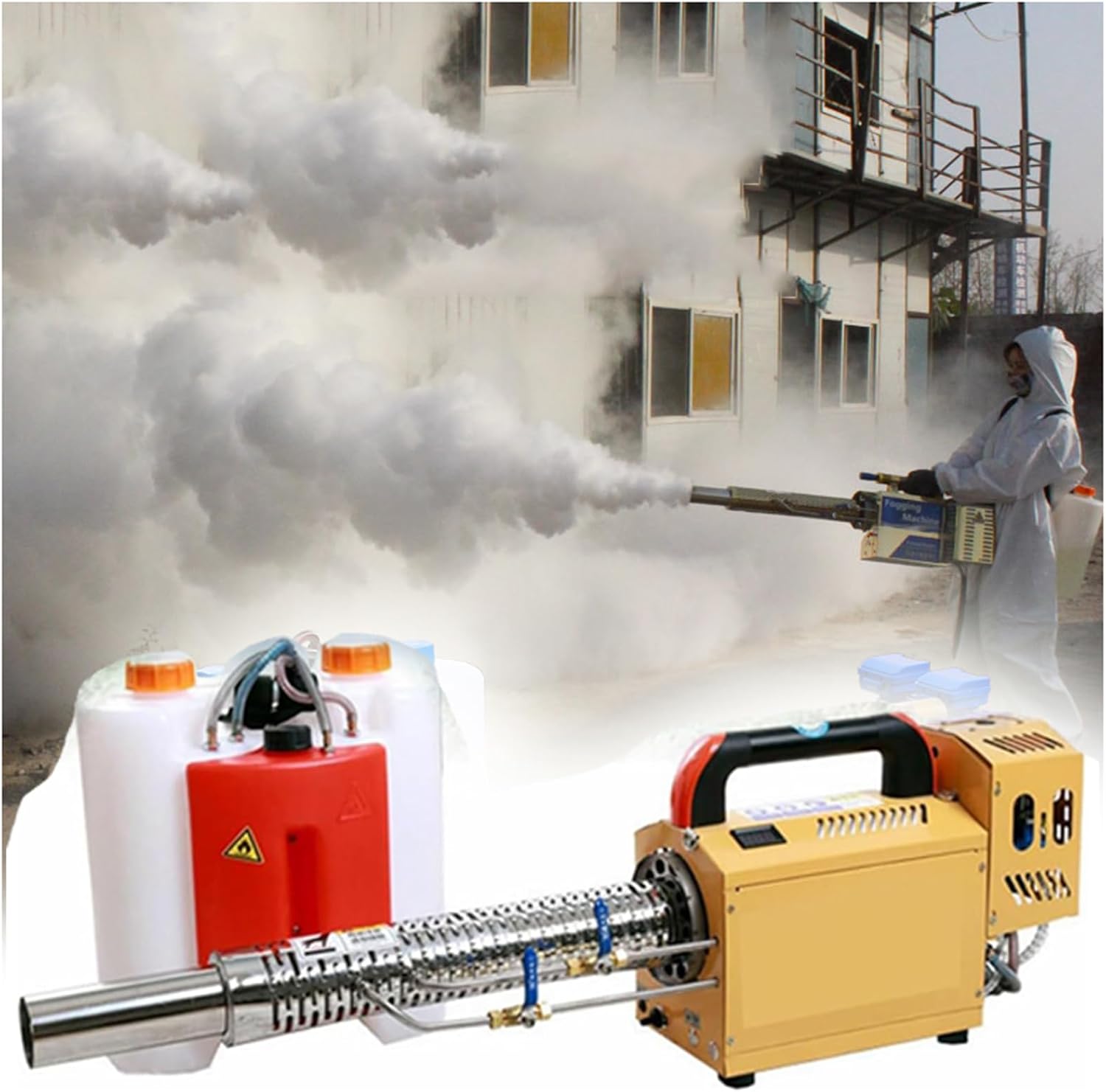 Pulse-Jet Thermal Fogger,15l Portable Thermal Fogger Machine,Effectively Improves Work Efficiency Reduces Labor Costs,for Indoor and Outdoor Disinfection