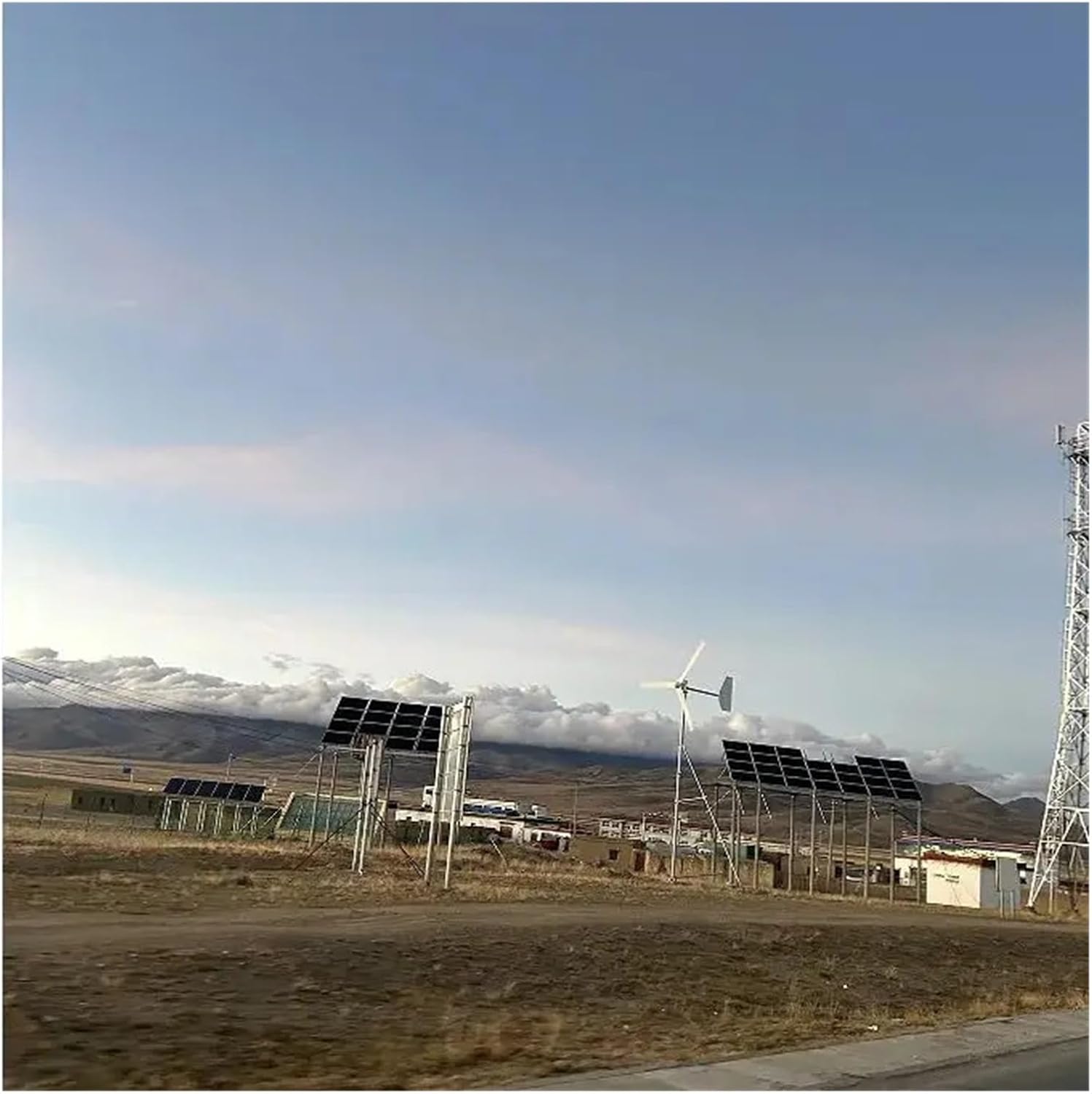 Wind Turbine Generator Kit, 1500W 12V 24V 48V 3 Blades Horizontal Wind Turbine nerator Windmill High Efficiency for Hybrid Solar Wind System(12V)