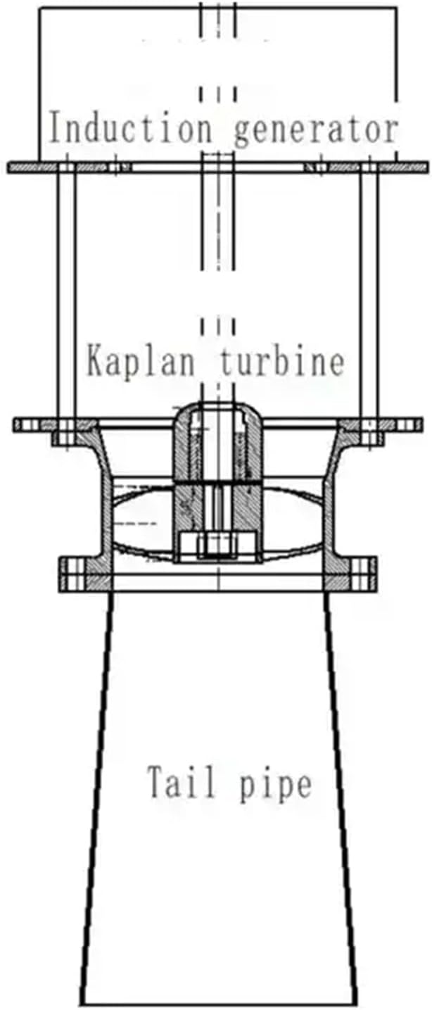 5KW/10KW 3m Water Head, Axial Flow Excitation Hydroelectric Generator, All Copper Wire, Sufficient Power, Automatic Voltage Stabilization (Color : 5KW)