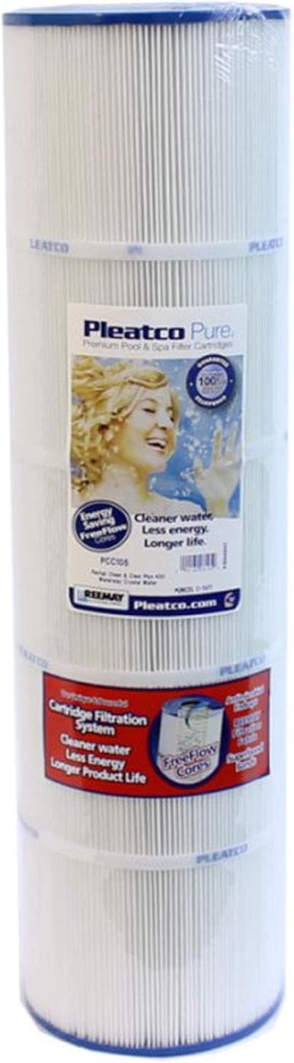 Pleatco PCC105 Replacement Cartridge for Pentair Clean and Clear Plus 420, Waterway Crystal Water, 1 Cartridge