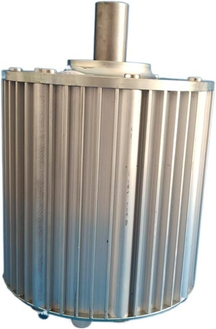 Wind Turbine Generator, Low RPM Speed 10kw 500RPM 24V 48V Gearless Permanent Magnet Generator AC Alternators Use For Wind/Water Turbine for Marine, RV, Home(With base,48V_10KW)