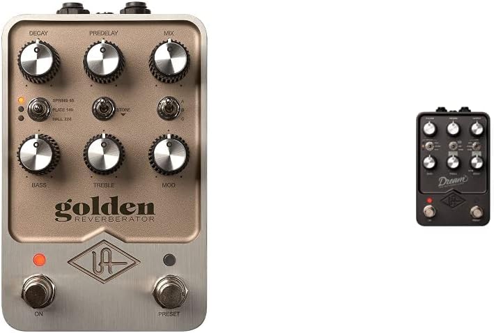 Universal Audio UAFX Golden Reverb Pedal & UAFX Dream '65 Reverb Amplifier