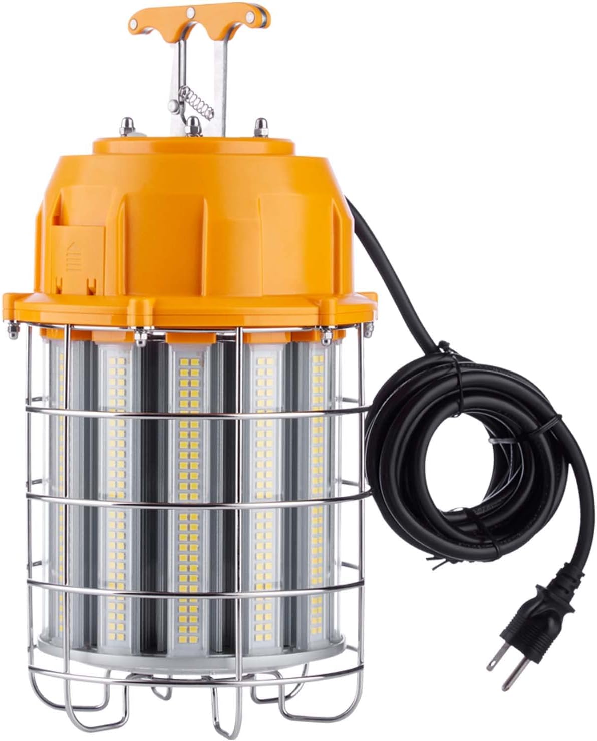 LED Temporary Work Light 150W, 5000K 18,000lm Outdoor Construction Lights Job Site Lighting 15ft Cord IP65 Dust Waterproof Hanging Lighting