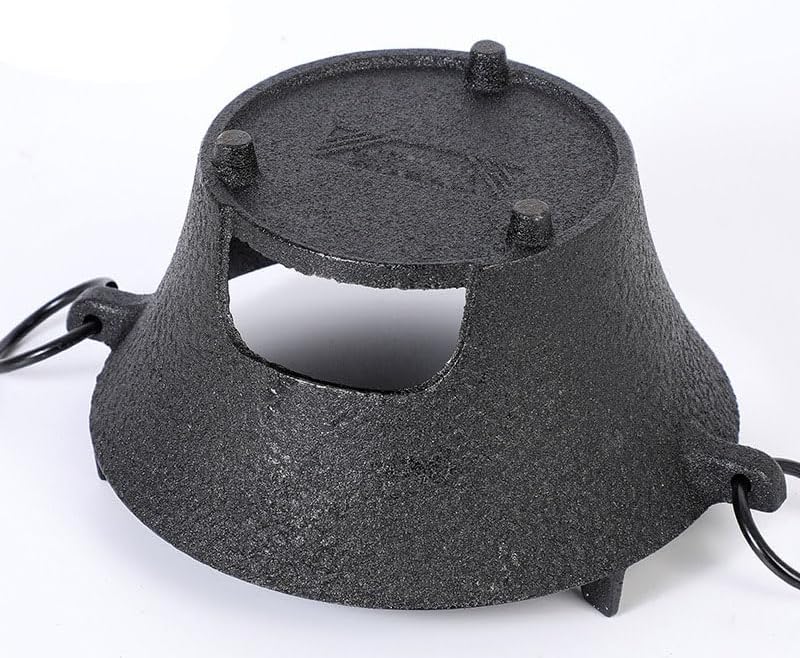 Outdoor Fireplaces Charcoal Stove Furnace Camping Fire Pit Heating Cast Iron Brazier Garden Rack Tea Baking Cooking Household Fire Pits