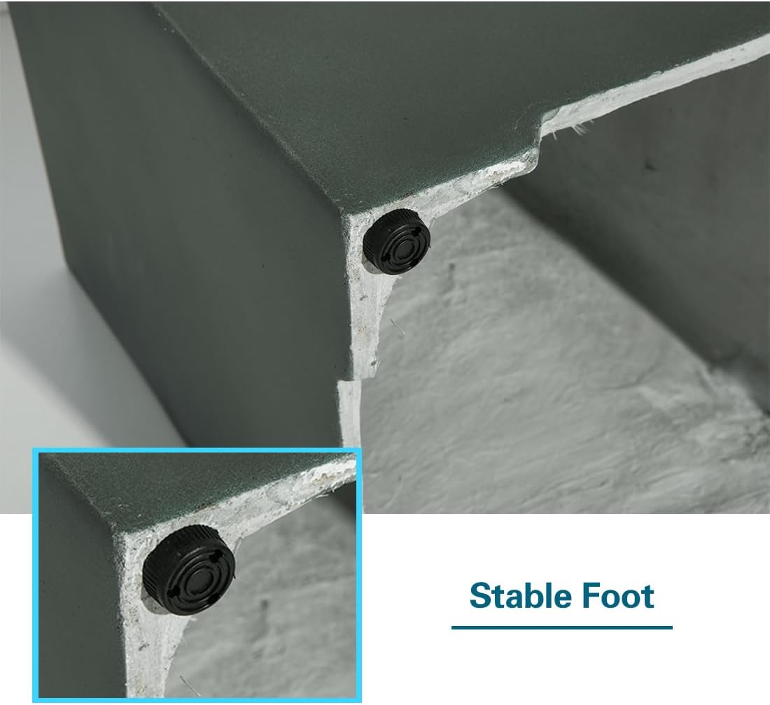 AQUILLA Propane Tank Cover Table, 16 inch Tank Storage Box for 20lbs Propane Tank, Outdoor Hideway Side Table for Propane Fire Pit, Gas Griddle (Bronze)