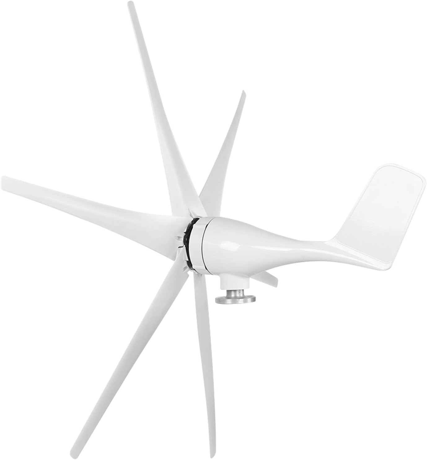 Hyuduo Wind Turbines Small Wind Generator 6 Blade Windmill Turbines Kit with 3 Phase AC Permanent Magnet Synchronous Generator Electricitygenerator (12V)