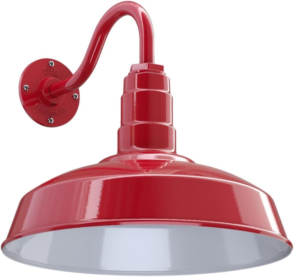 Steel Lighting Co. | Dusk to Dawn | Gardena Barn Light | Outdoor Wall Mounted | 16