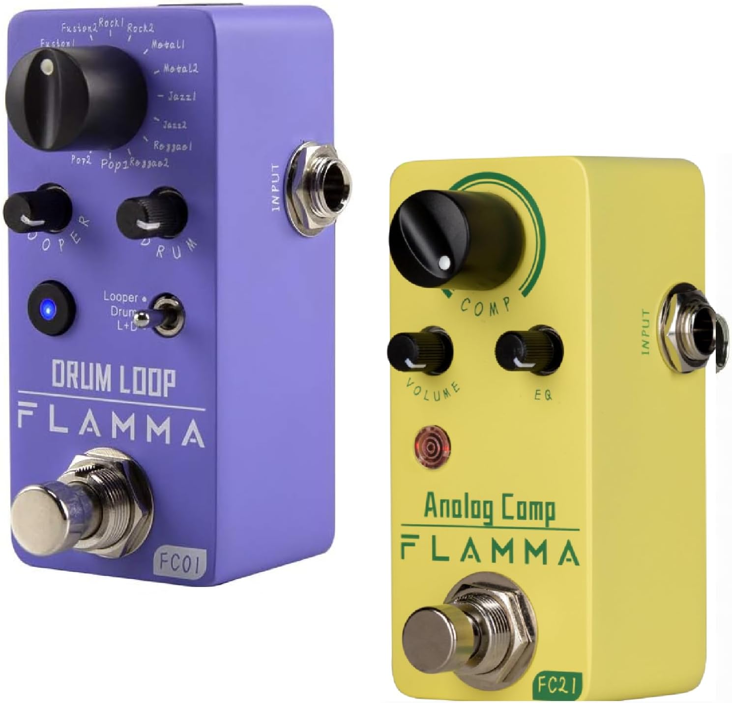 FC01 Drum Looper Guitar Pedals and FC21 Compressor Pedal