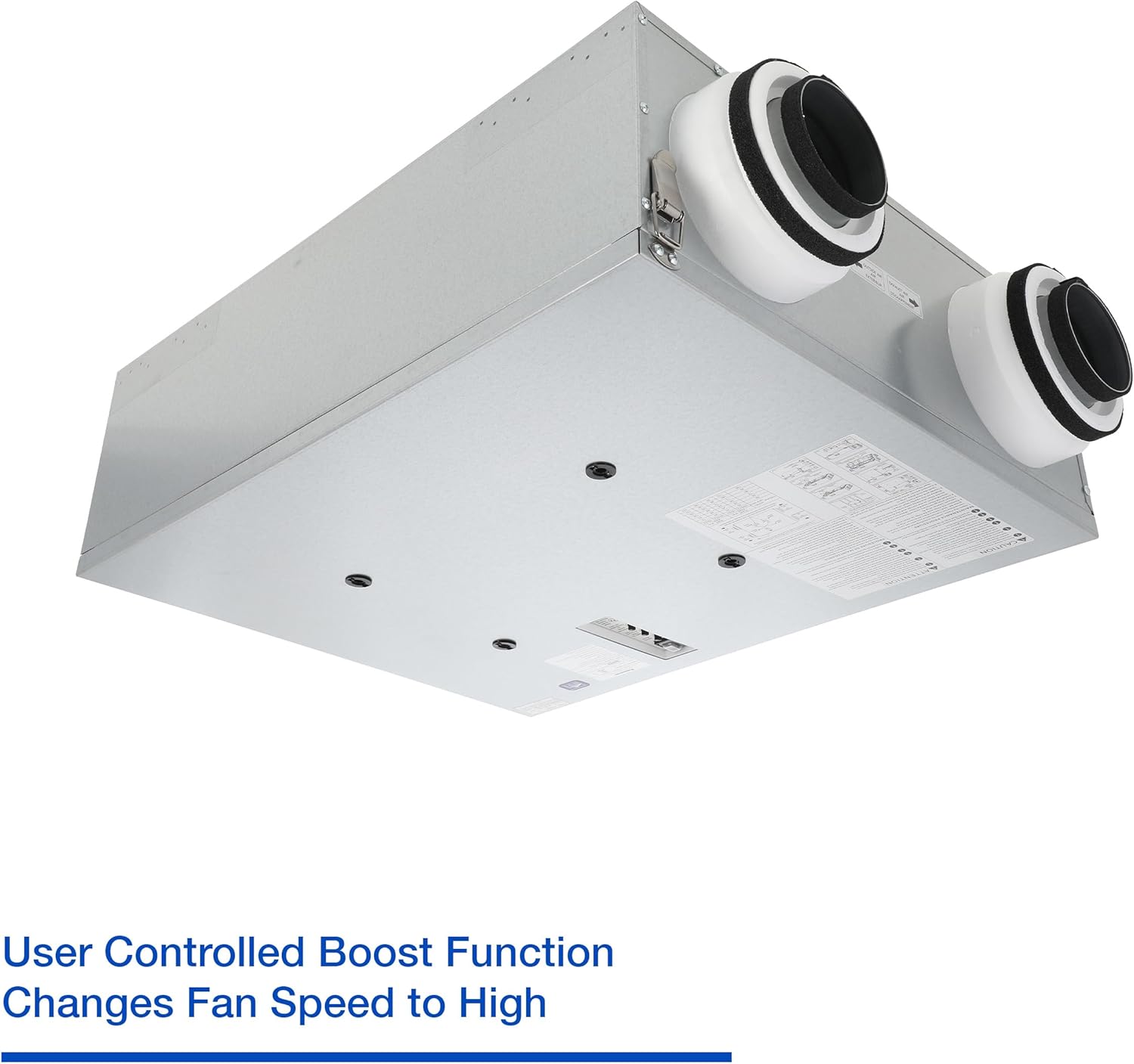 Panasonic Intelli-Balance 100 Energy Recovery Ventilator (ERV), 30-100 CFM, Standard Plug-In, Cold Climate, FV-10VEC2