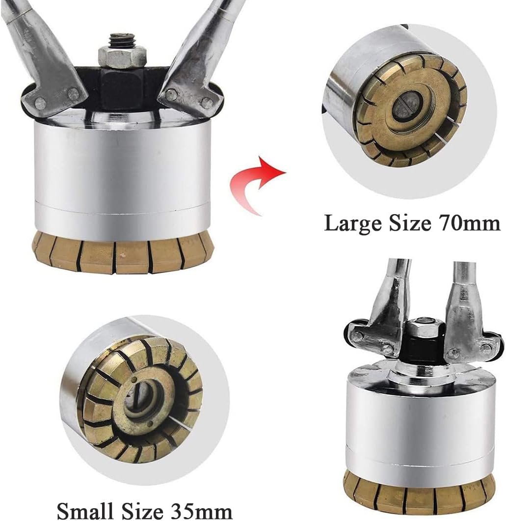 200L Oil Drum Capping Sealing Machine, Drum Cap Seal Barrel Crimping Tool 35Mm/70Mm Manual Oil Barrel Sealing Machine, Drum Lid Sealing Pliers,35Mm-70mm