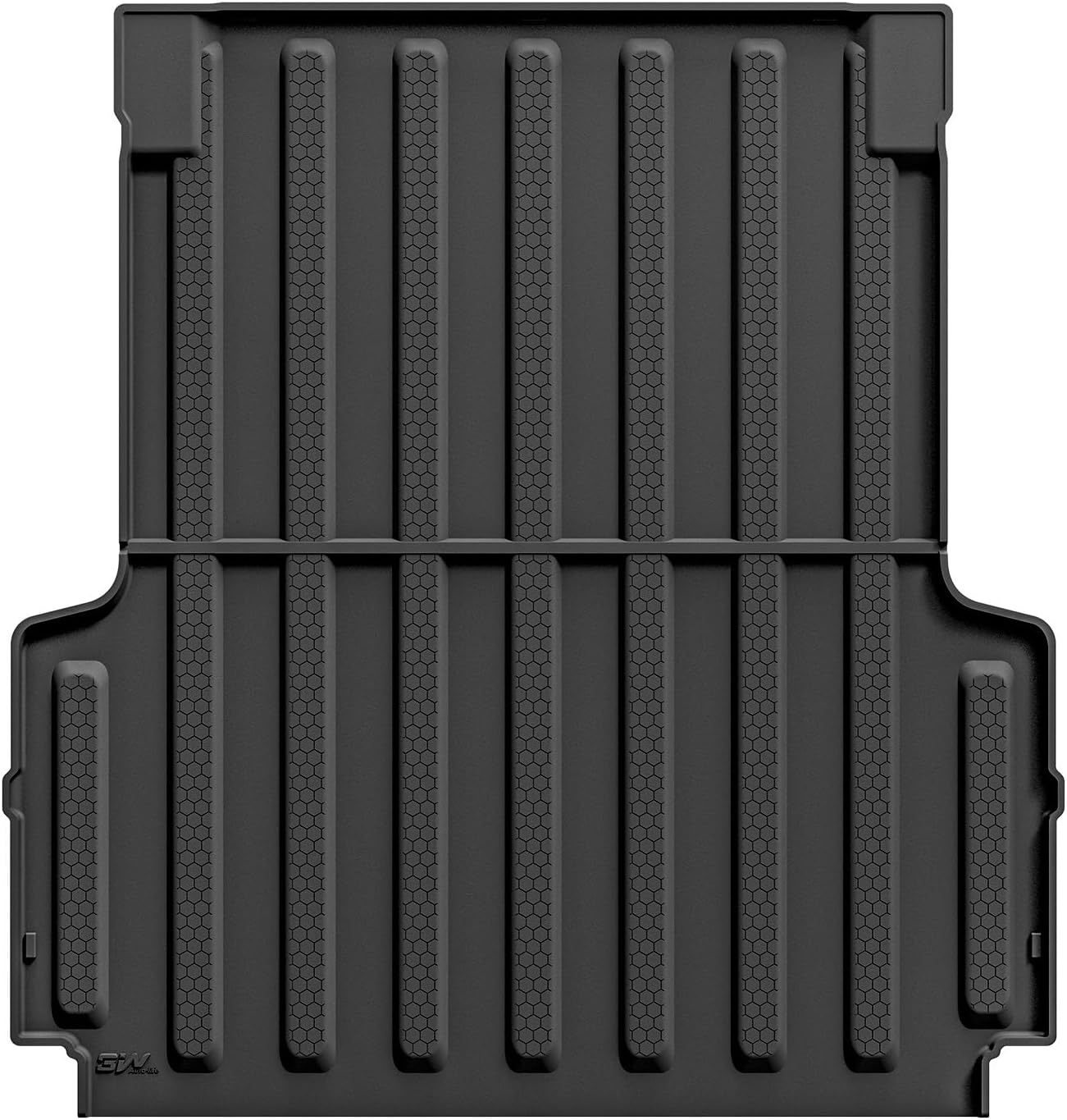 3W Truck Bed Mat Fit for 2020-2024 2025 Jeep Gladiator (5ft Bed), All Weather Protection Custom Fit TPE Heavy Duty Truck Bed Liner for Jeep Gladiator JT Accessories Black