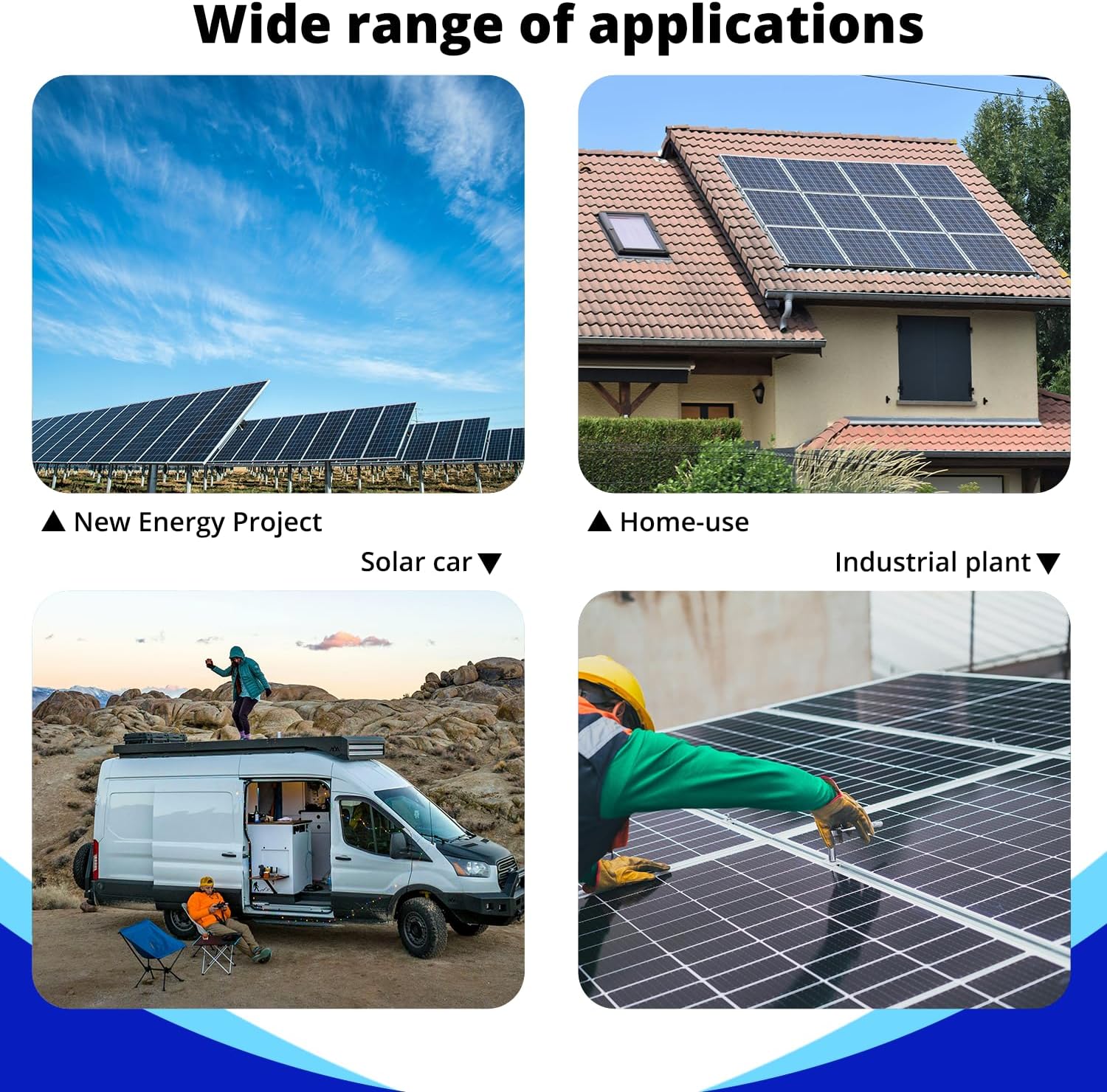 Solar Combiner Box, HXH PV Combiner Box 6 String with a 550V 2P 63A DC Circuit Breakers & Lightning Arreste for Solar Panels, IP 65 Waterproof