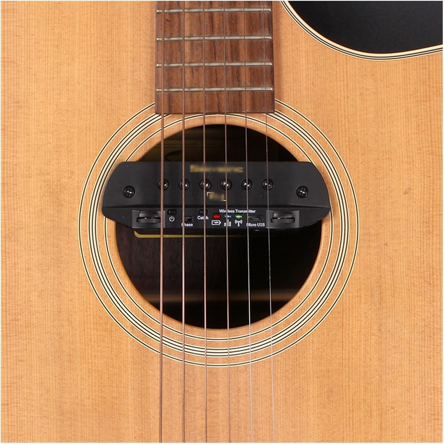 Professional pickups for acoustic guitar amplifiers