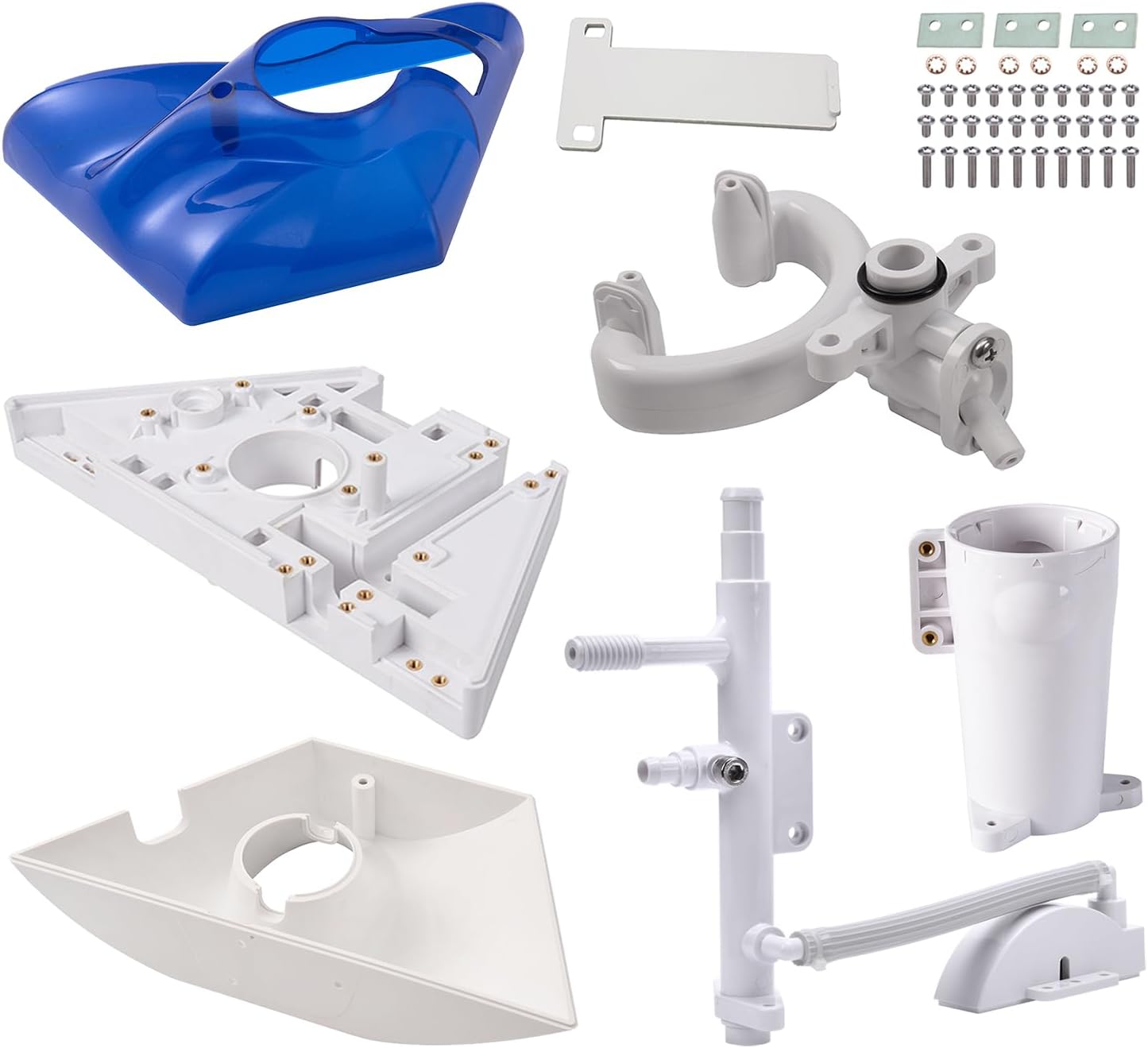 ATIE Pool Cleaner Body Frame Rebuild Kit with Replacement Parts Top K5, Base K10, Frame K145, Water Management System K25, Feed Pipe K30, Vacuum Tube for 280 Pool Cleaner