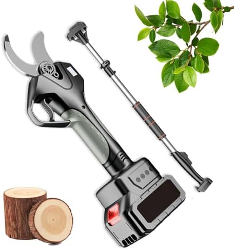 Cordless Heavy Duty Electric Pruning Shears - 21V Brushless Motor with SK5 Blades, 2-Inch Cutting Diameter, Ideal for Branch & Grass Trimming, Includes 1 Battery