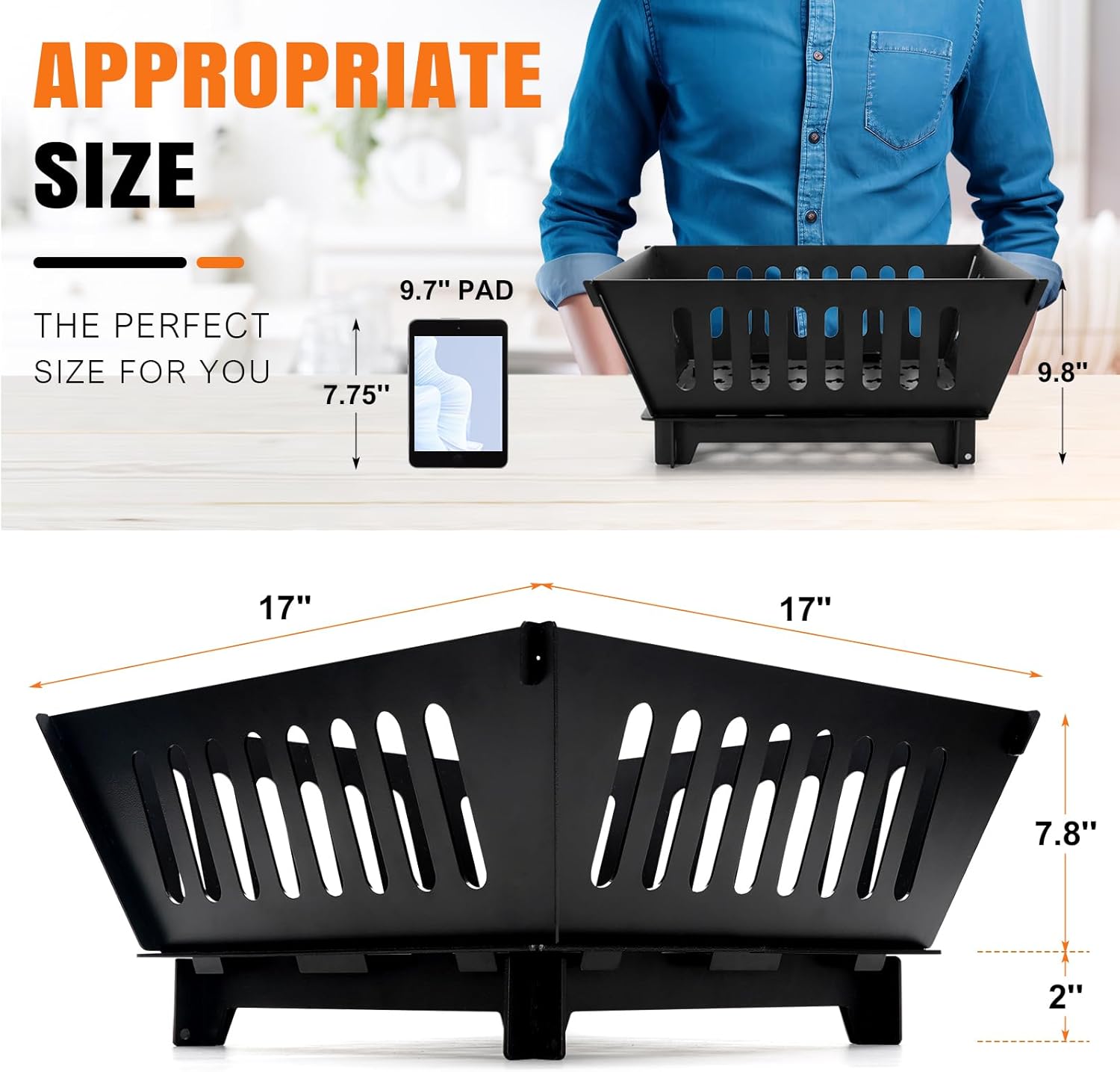 Fire Pits for Outside and Log Carrier