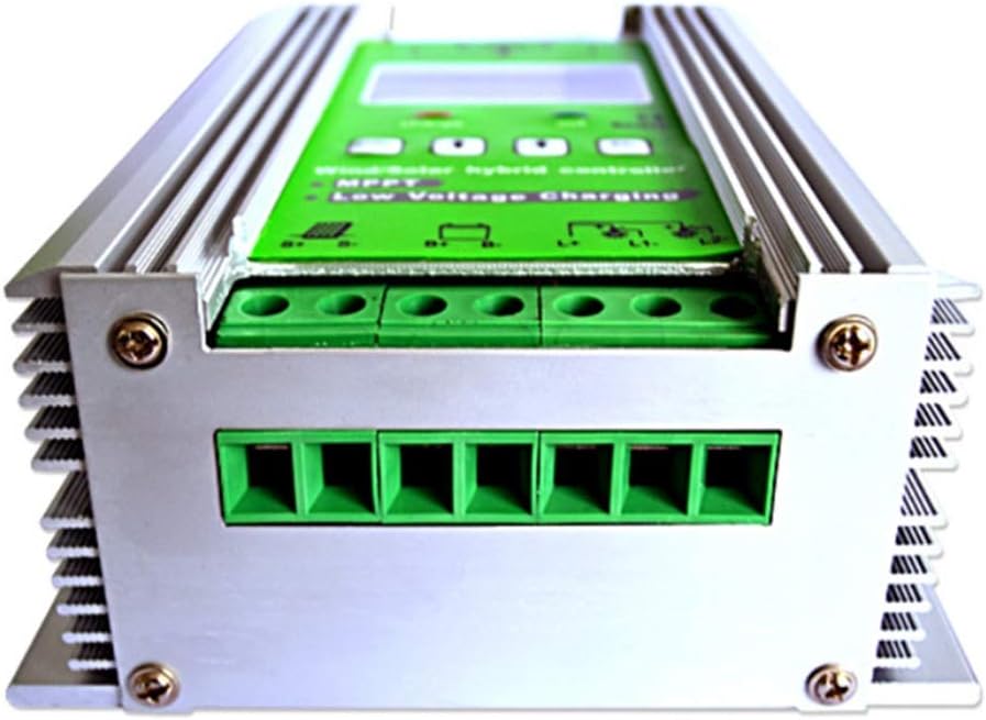 1400W MPPT Wind Turbine Solar Charge Controller 800W Wind Turbine 600W Solar Charge Controller 12V/24V Auto Boost Hybrid Controller with Free Dump Load Solar Controller