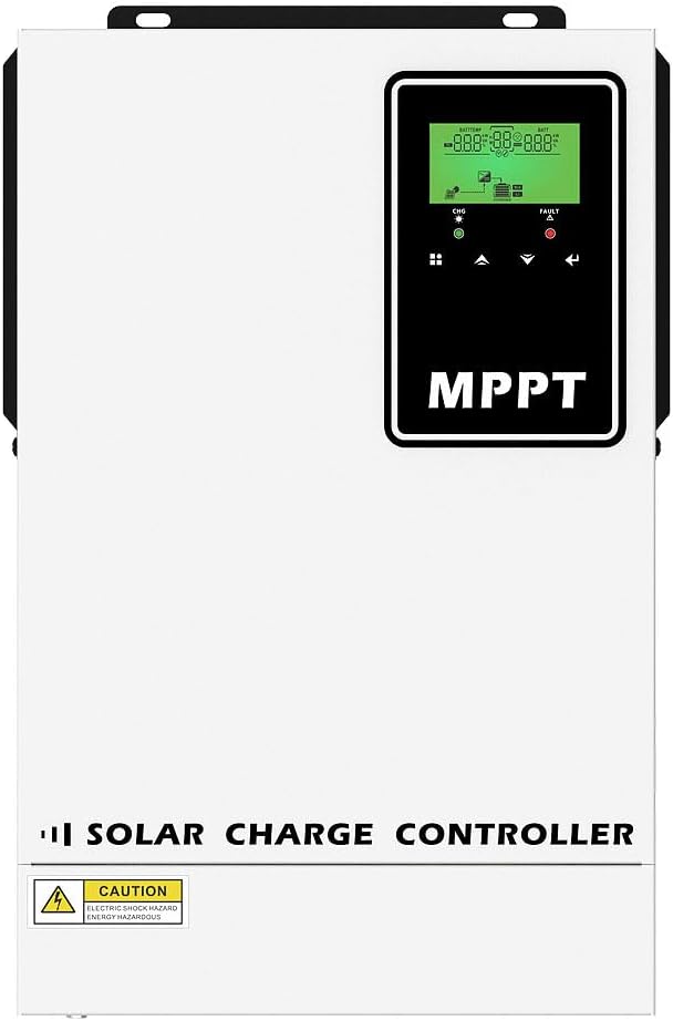 MPPT 140A Solar Charge Controller 48V Battery Regulator High Voltage Input PV MAX 500V with LCD for 48V Energy Storage Battery Chargers AMG,Flooded,LI,User