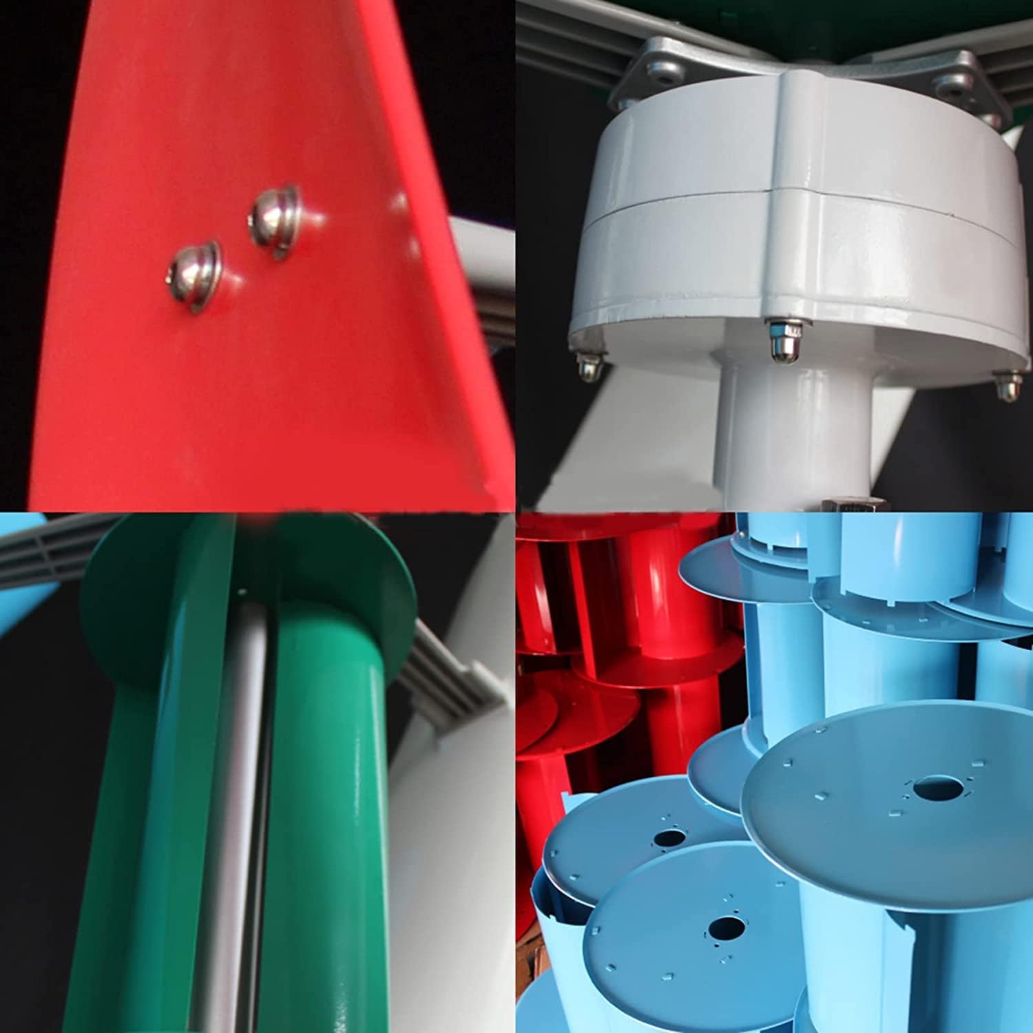 6000 W Home Vertical 3-Blade Wind Turbine 12 V 24 V 48 V AC Permanent Magnet Wind Turbine Suitable for Household Power Generation, Camping, Boat Use