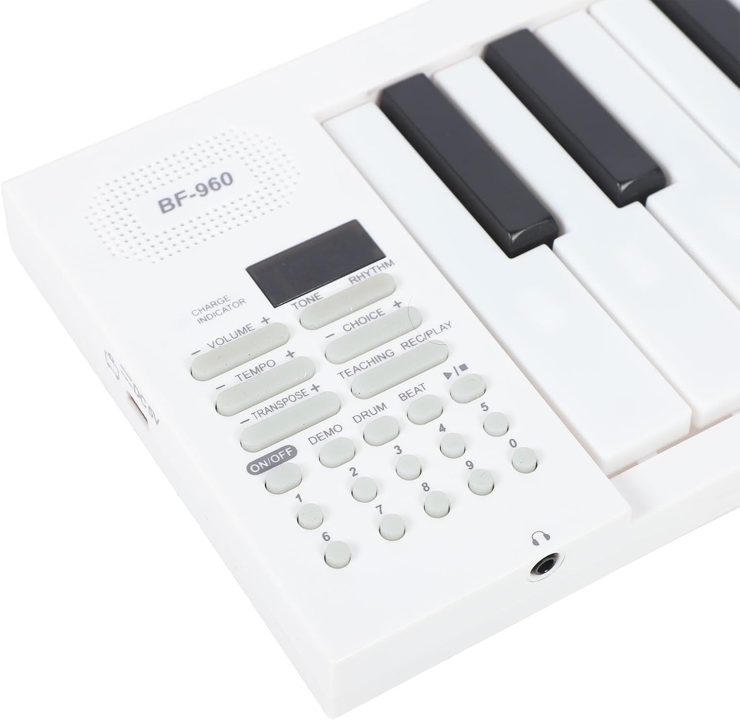 61 Key Folding Piano Keyboard, Weighted Electric Keyboard, Portable Travel Piano Digital Music Keyboard for Beginners,with Recording Playback