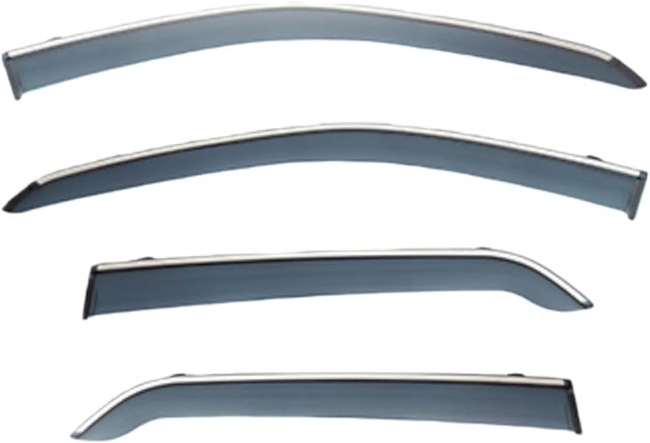 Window Deflectors for Trax MK1-U200 2013-2022, Sun Rain Guard Window Visors Vent Shades with Bright Stripes Car Accessories