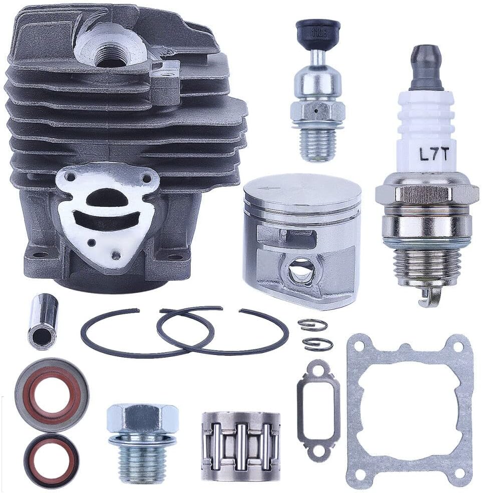 Replace Parts for Machine Bore 44.7mm Cylinder Piston Kit for Stjhl MS261 Chainsaw Needle Bearing Oil Seal