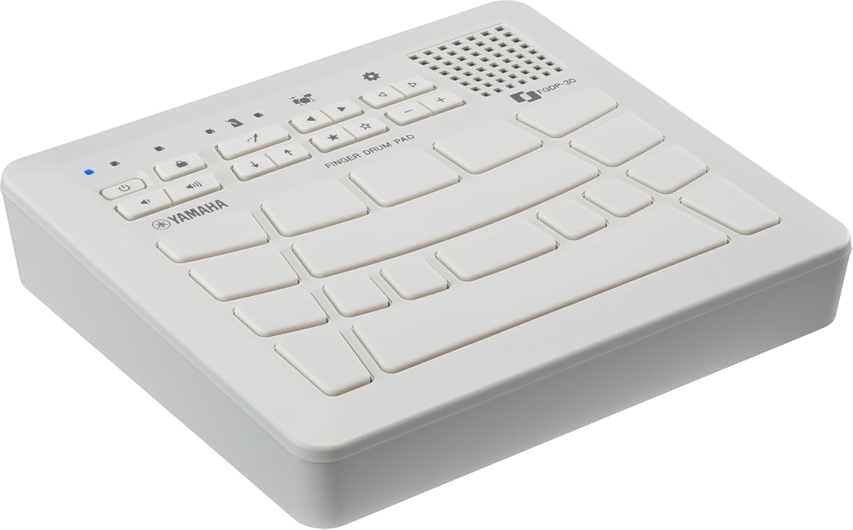 Yamaha Finger Drum Pad – Compact Electronic Drum Pad with Built-In Sounds, USB FGDP-30