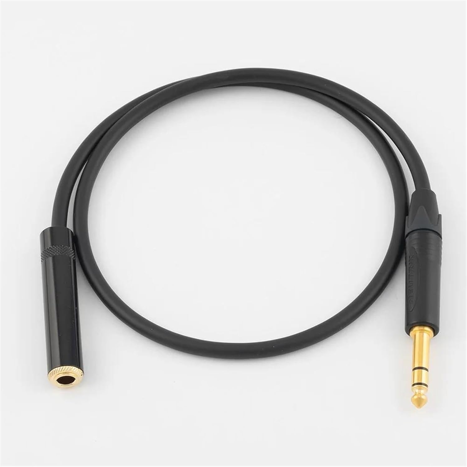 Pro Audio Cable 6.35mm Stereo Male to Female Extension Cable Amp Guitar TRS Cable Extension Wire Cord M-F Cable(300CM)