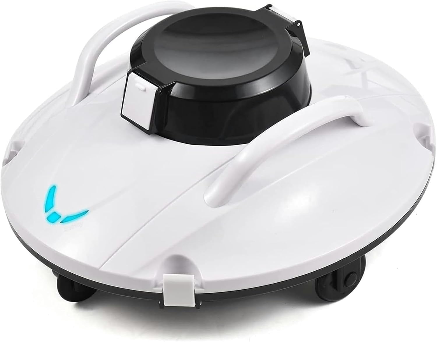 Cordless Automatic Pool Cleaner,Pool Vacuum Lasts 130 Mins,LED Indicator Strong Suction with Dual Motors,Suction Rechargeable Battery for Floor Walls & Waterline