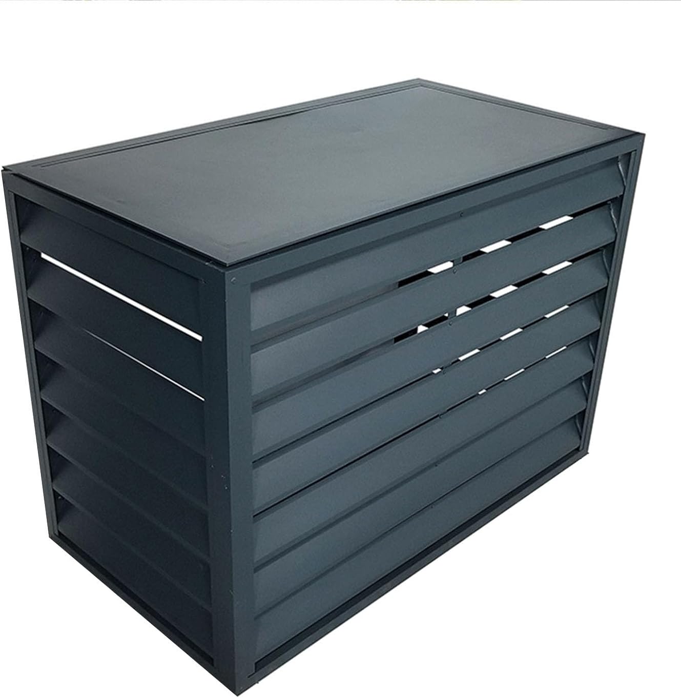 Heat Pump Cover,Aluminum Air Conditioner and Heat Pump Cover,Mini Split Air Conditioner Cover for Outside Units,Anti Theft Sturdy Aluminum AC Covers,Noise Reduction,Suitable for Indoor and Outdoor
