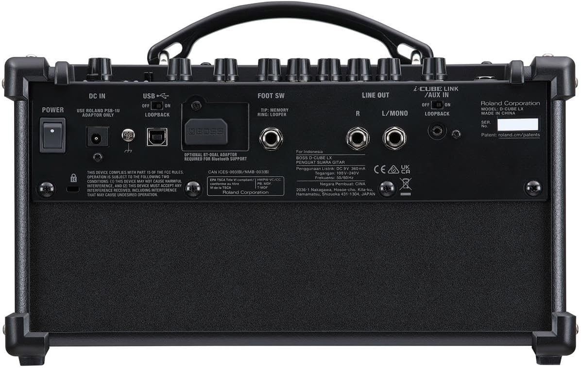 BOSS Dual Cube LX Guitar Amp – The Classic Cube, Evolved for Maximum Flexibility. Ultra-Versatile Desktop amp with pro Tones and Effects, expansive Stereo Sound, and Extended Range (D-Cube LX)