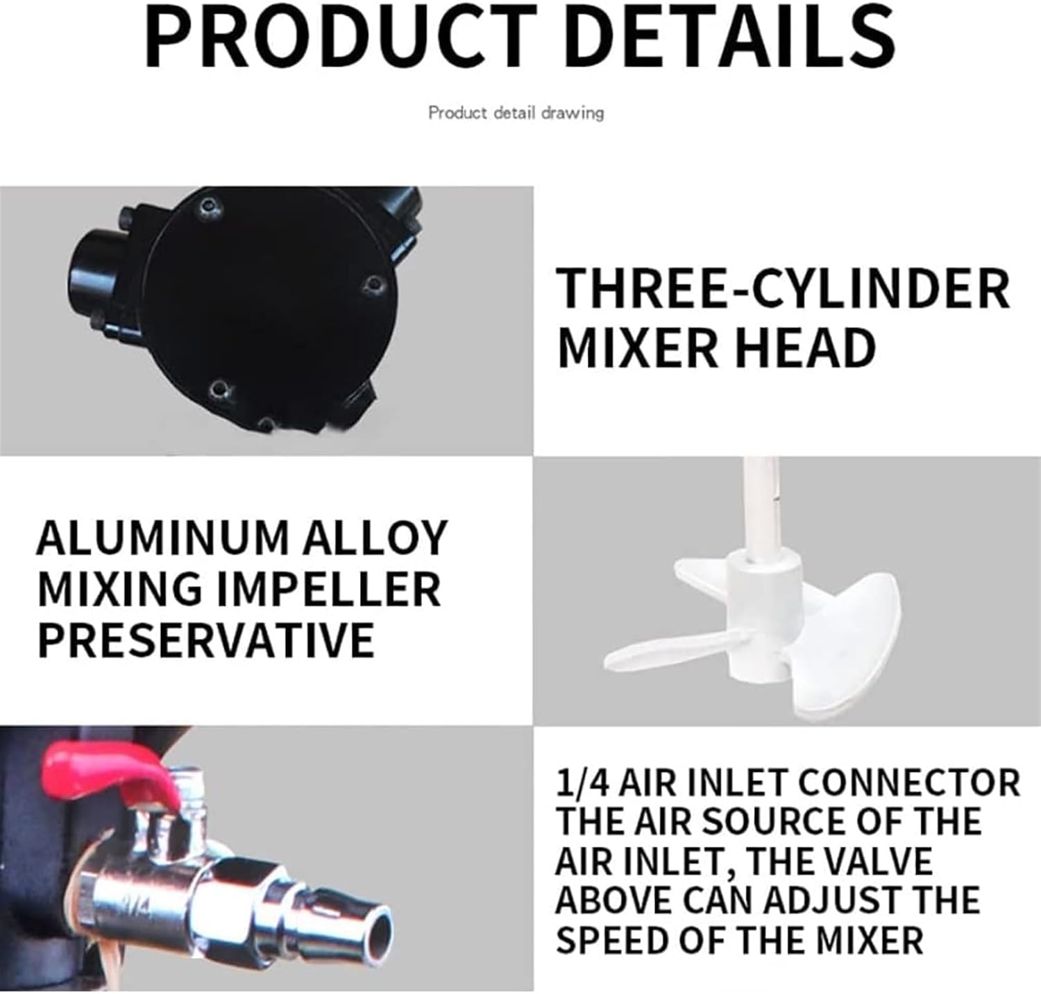 5 Gallon/20L Automatic Lift Paint Stirrer,Pneumatic Paint Mixer,Desktop Vertical Air Agitator,Ink Mixing Stirring Machine for Industrial Paint Mixing,Dye Mixing,Hydrosol Mixing