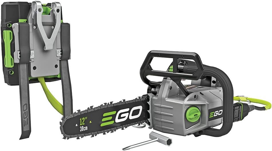 EGO Power+ CSX3003 Top Handle Chainsaw with Battery Holster, 5AH Battery and Charger, Black