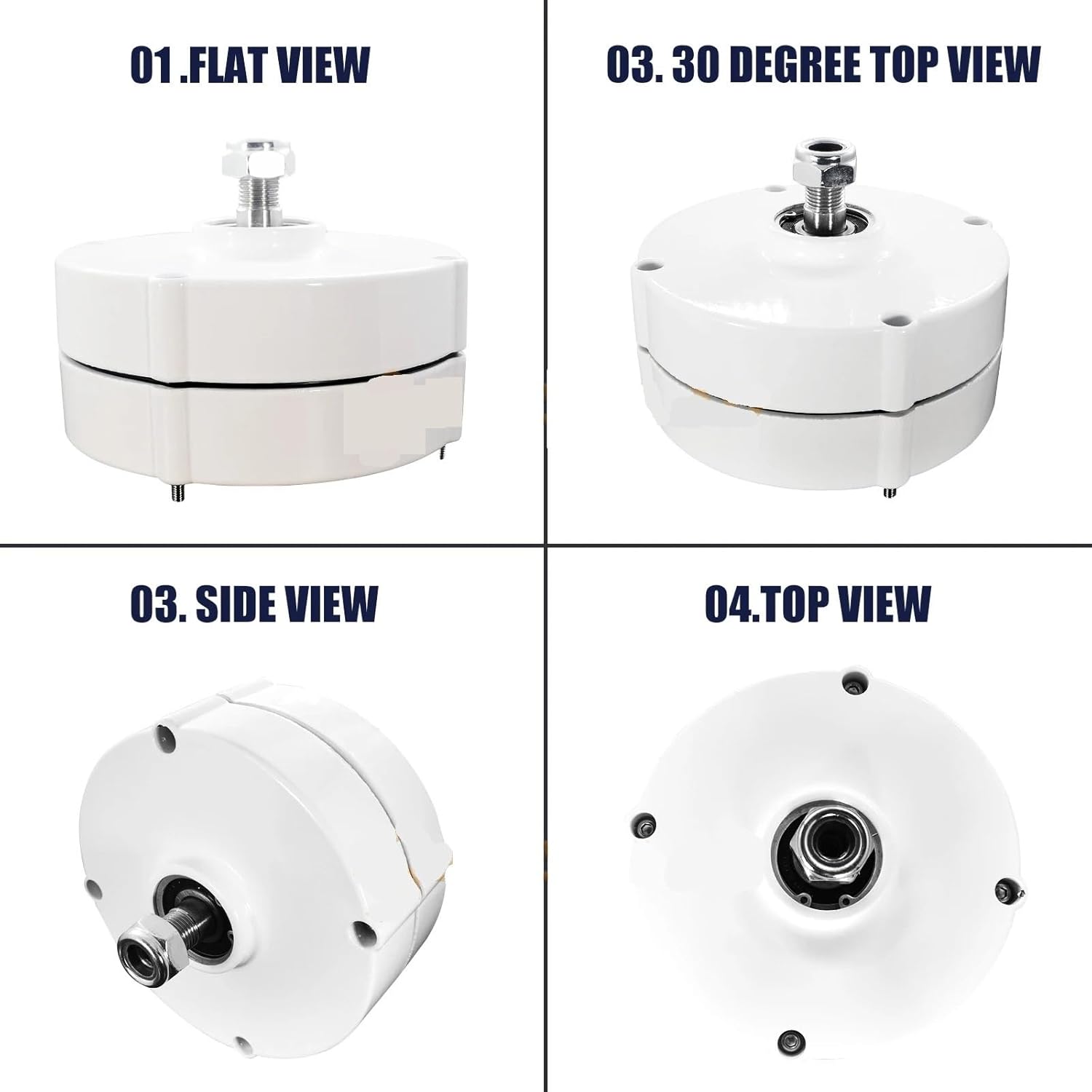 Wind Turbine Generator 750 Rpm 500w 12V 24V Windmill AC DC Power Magnetic Dynamo Water Turbine Hydro Alternator Free Energy(WIth the base,24V)