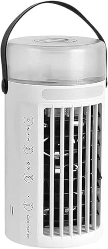 Portable Mini Air Cooler, Mini Portable Air Conditioner 3in1 Personal Air Conditioner Fan Humidifier Purifier
