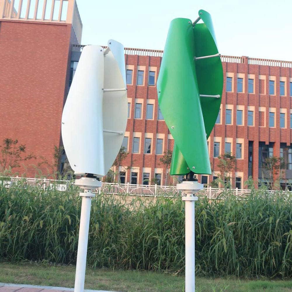 600W Vertical Wind Turbine, 3 Phase Vertical Axis Coreless Wind Power with Controller Permanent Magnet Generator (24V 48V)