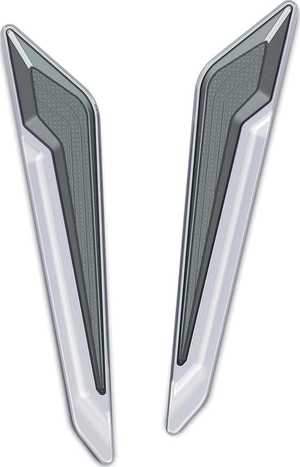 Kuryakyn 3252 Motorcycle Lighting Accessory: Omni LED Running Light/Turn Signal Fork Inserts for Honda Gold Wing 2018-20, 1 Pair, Chrome