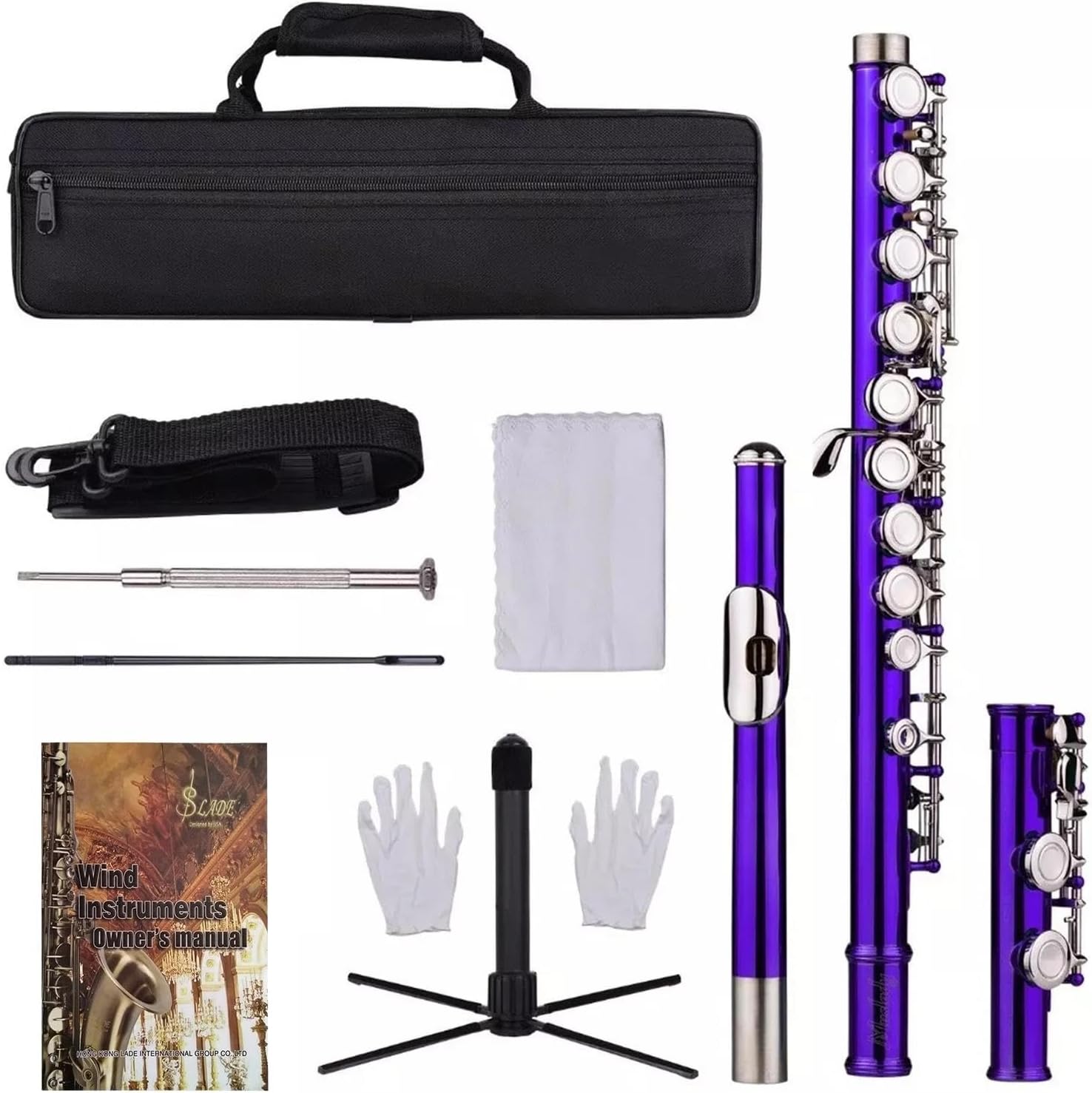 Adult Beginner Flute A 16 Key C Flute Is Suitable For Playing Musical Instruments