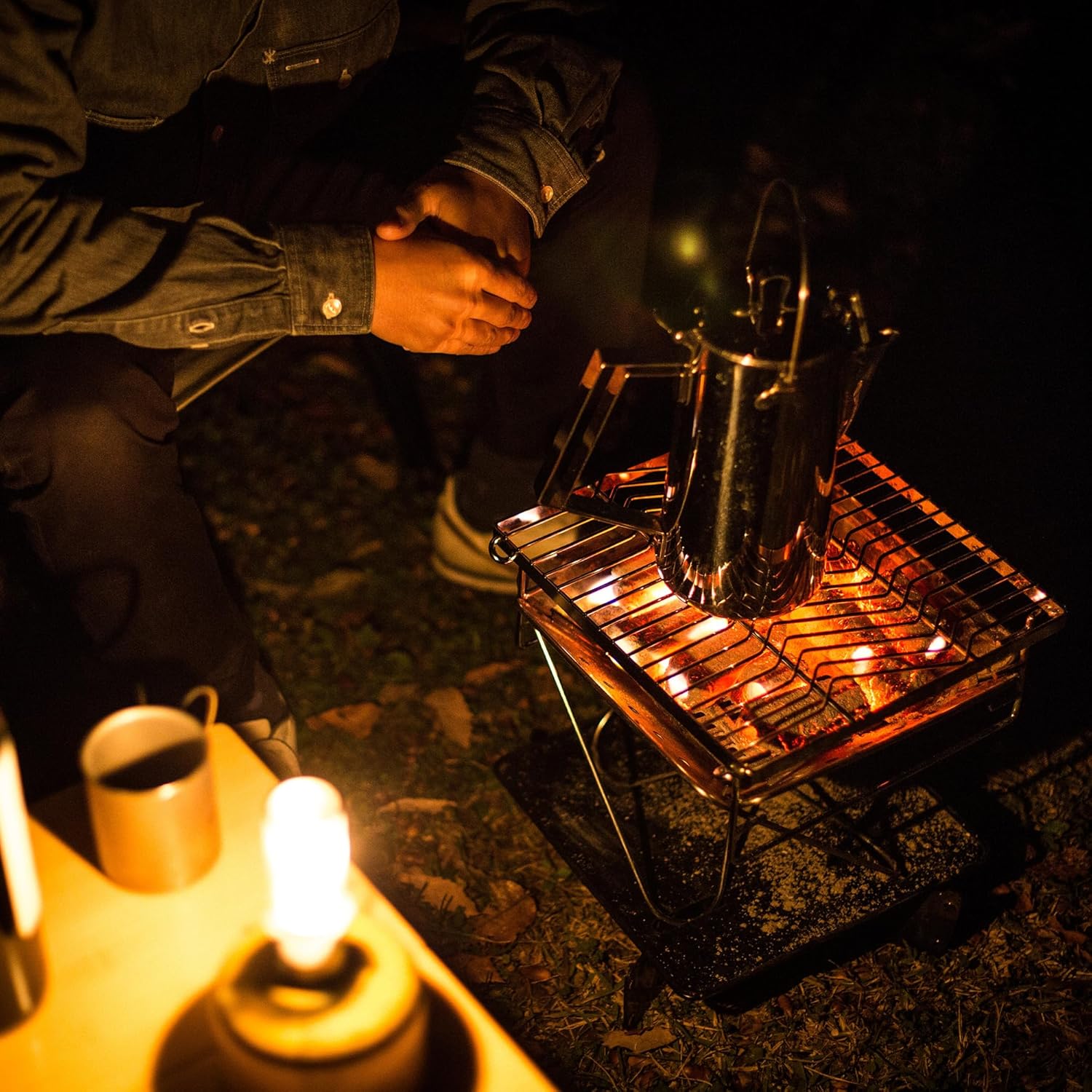 Snow Peak Pack & Carry (S) Fireplace - Made of Durable Stainless Steel - 10.6 x 10.6 x 8.25 in