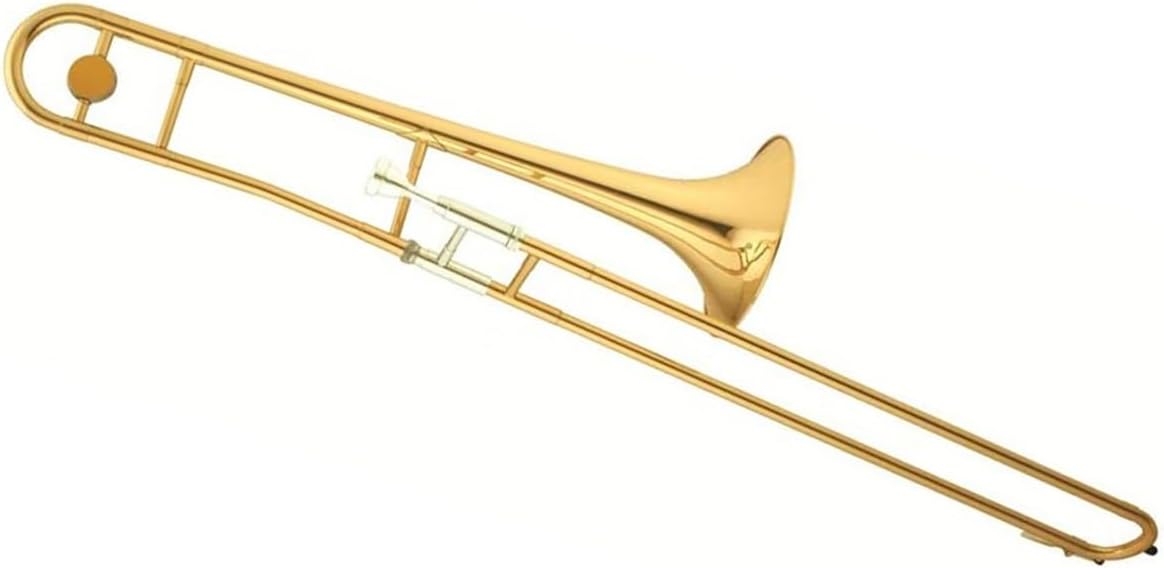Adult Trombone Instrument Professional Gold Lacquered B Flat Alto Trombone