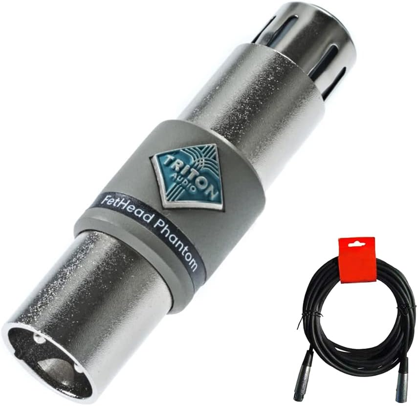 TRITON AUDIO FetHead Phantom In-Line Microphone Preamp Bundle with 20