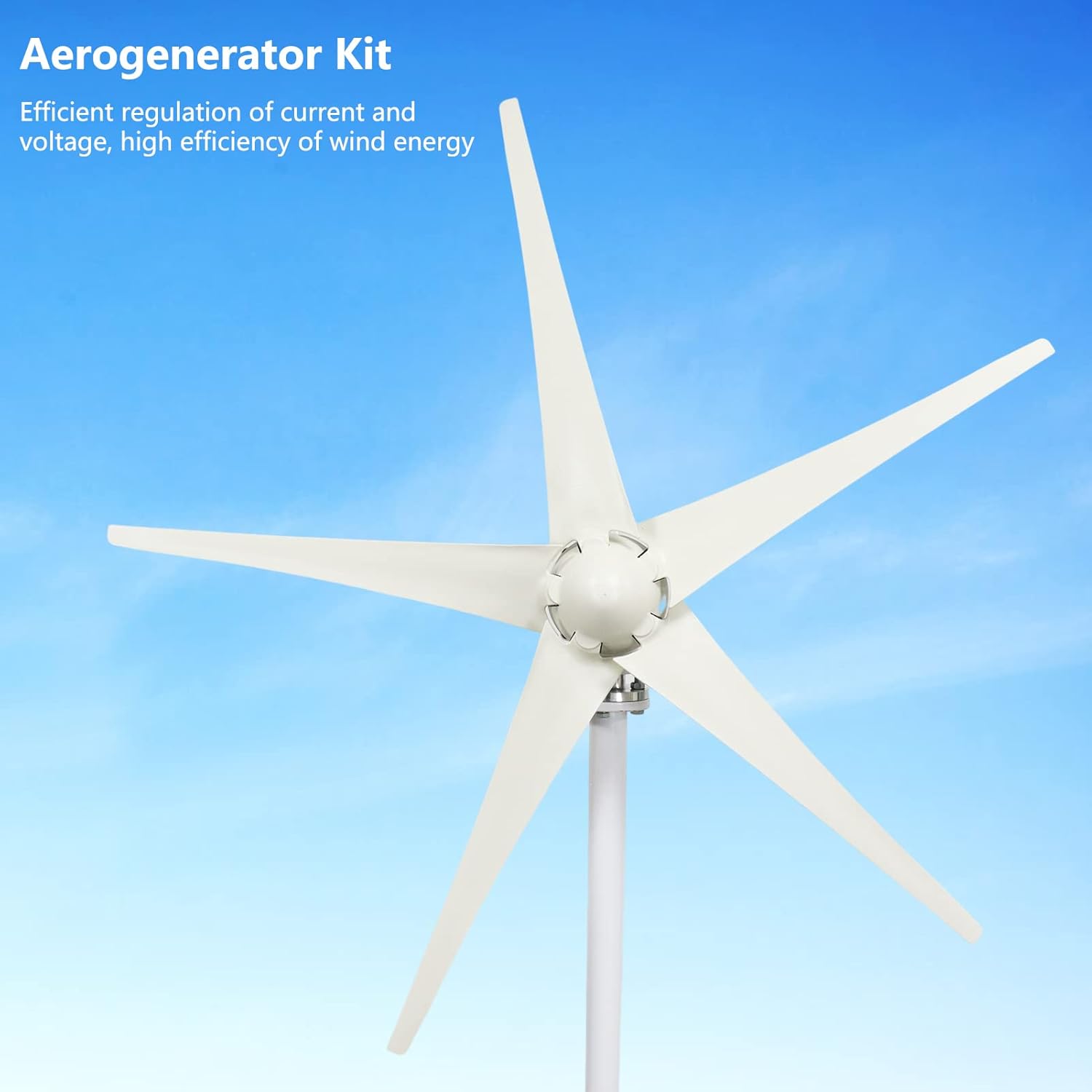 Wind Turbine Generator kit, Mini Windmill Turbines Generator 1200W, Wind Power Generator for Marine, RV, Home, Windmill Generator Suit for Hybrid Solar Wind System