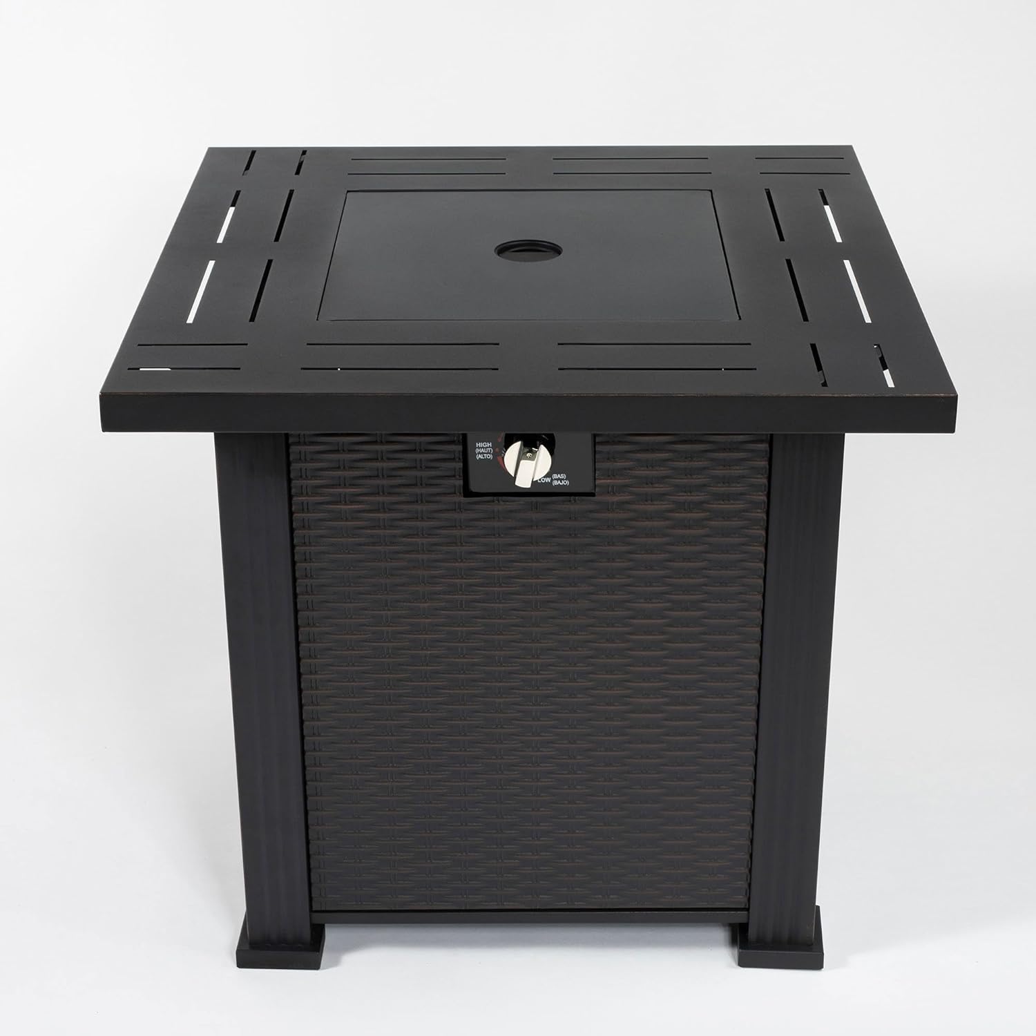28 inch Square fire Pit Table for Indoor Heating, a Must-Have for Home Gatherings and Winter Heating